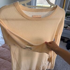 Zadig & Voltaire Cream Sweater with Silver Star